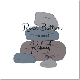 Rock bottom Posters and Art